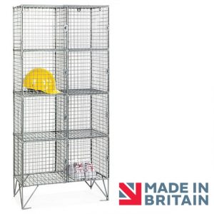 wire mesh lockers 8 compartment